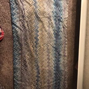 Missoni set of two king chevron shams.